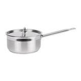 Nisbets Essentials Stainless Steel Saucepan with Lid 20cm