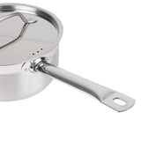 Nisbets Essentials Stainless Steel Saucepan with Lid 20cm