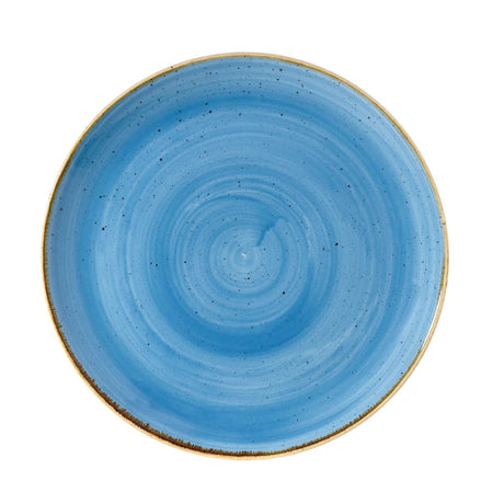 Churchill Stonecast Round Coupe Plates Cornflower Blue 260mm