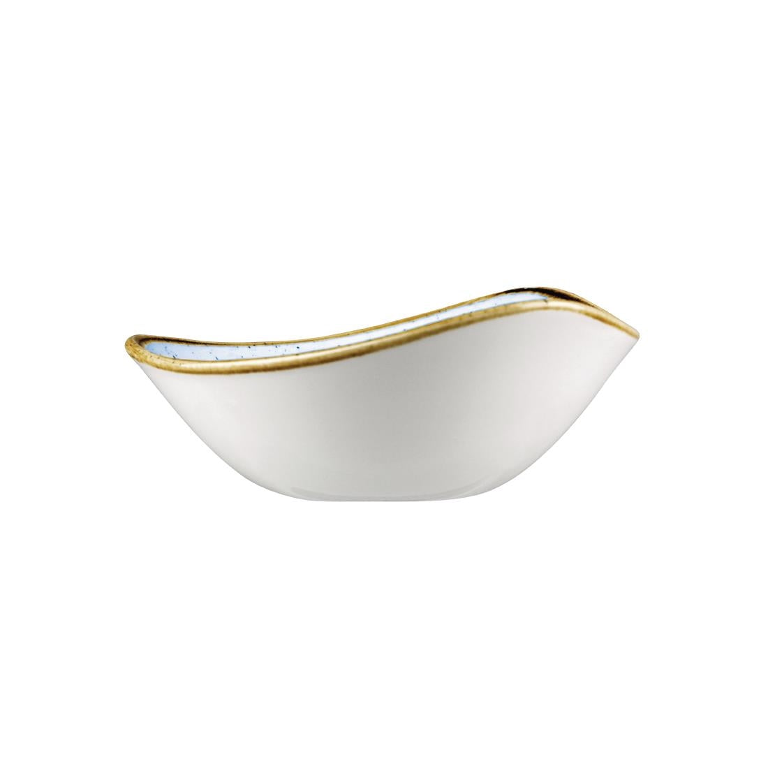 Churchill Stonecast Triangle Bowls Cornflower Blue 184mm (12 Pack)