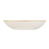 Churchill Stonecast Round Coupe Bowls Mustard Seed Yellow 248mm
