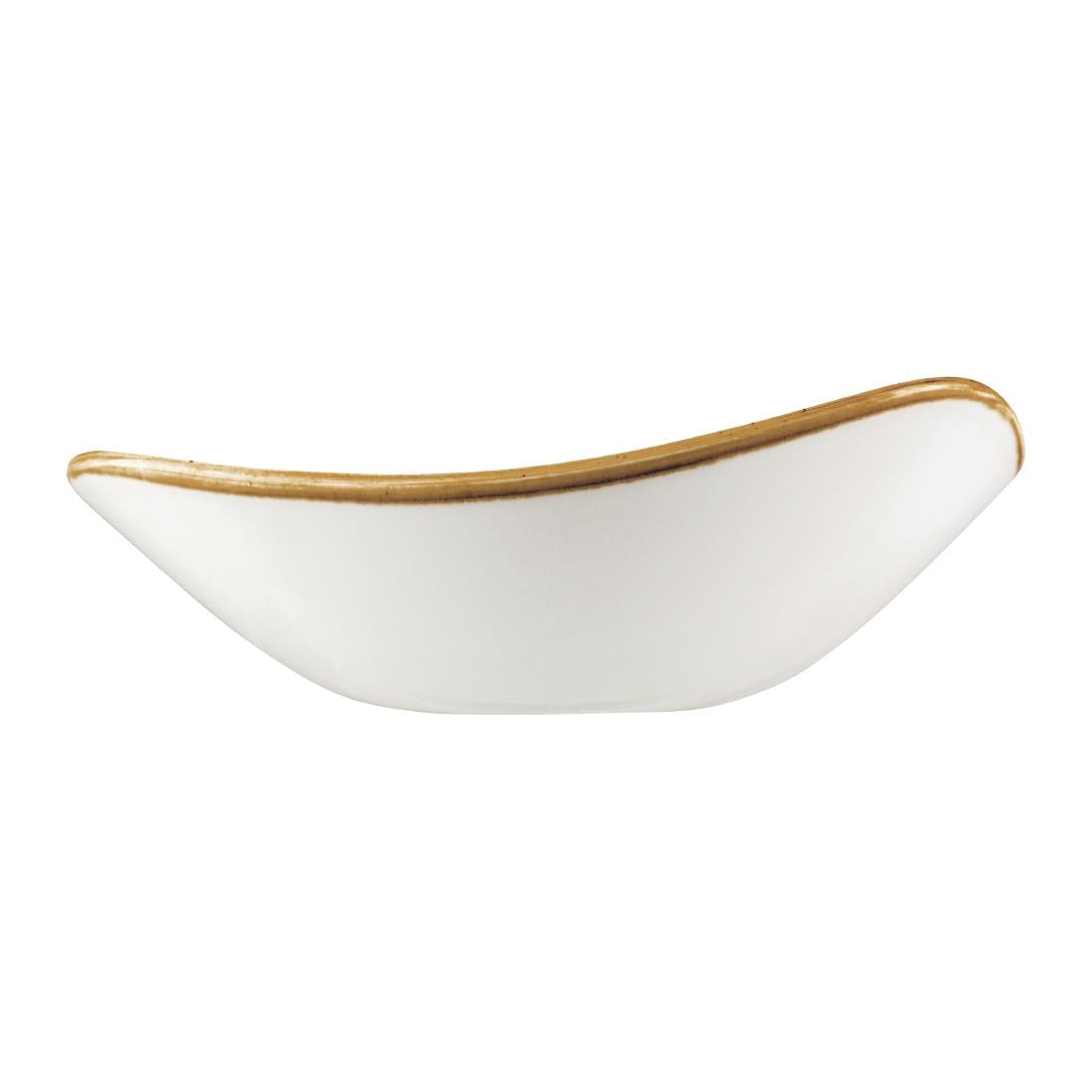 Churchill Stonecast Triangle Bowls Mustard Seed Yellow 229mm