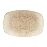 Churchill Raku Oblong Chef Plates Agate Grey 157 x 237mm (12 Pack)