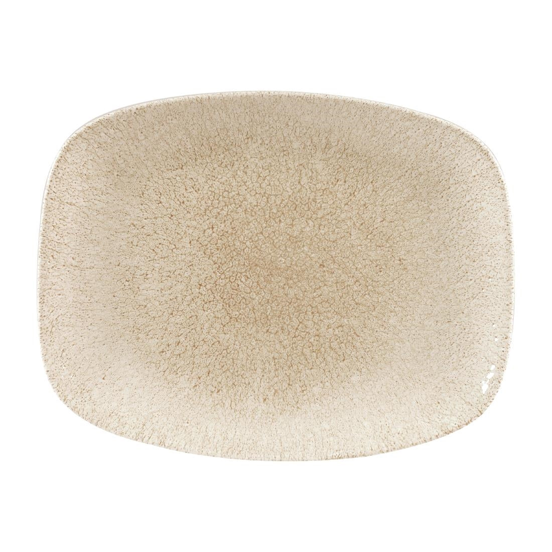 Churchill Raku Oblong Chef Plates Agate Grey 202 x 261mm (12 Pack)