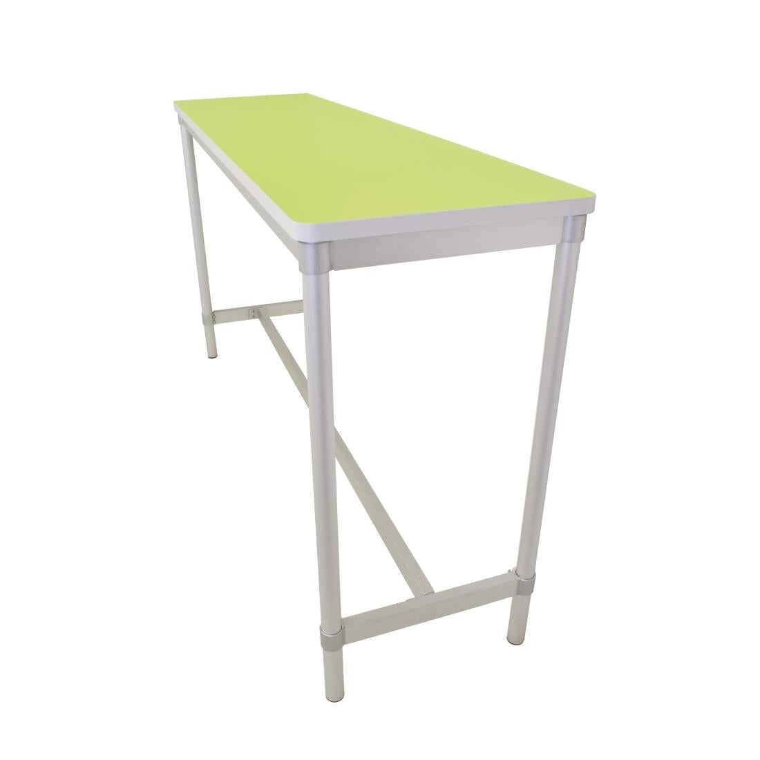 Gopak Enviro Indoor Bright Green Rectangle Poseur Table 1200mm
