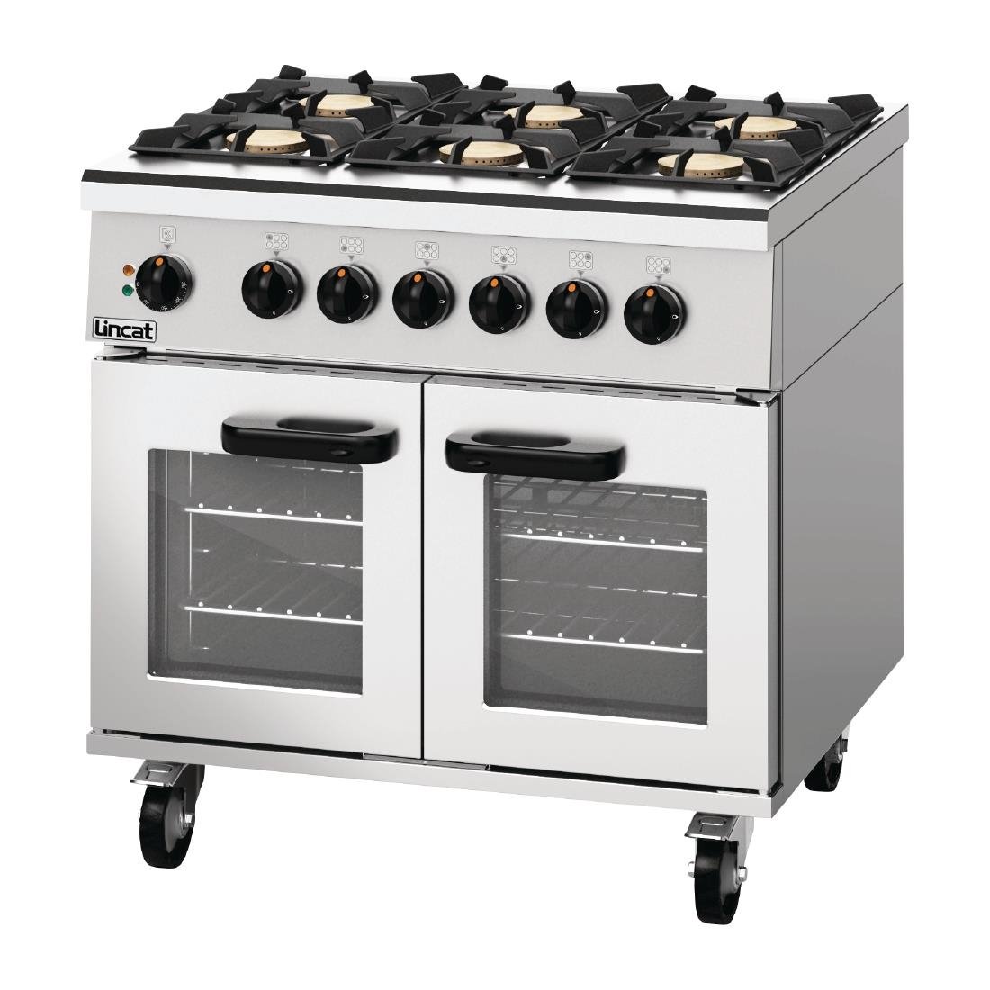 Lincat Phoenix Propane Gas Dual Fuel Oven Range 6 Burners PHDR01/P