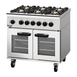 Lincat Phoenix Propane Gas Dual Fuel Oven Range 6 Burners PHDR01/P