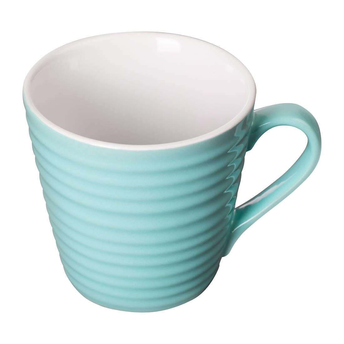 Olympia Cafe Aroma Mugs Aqua 340ml (6 Pack)