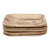 Fiesta Compostable Palm Leaf Plates Square 200mm (100 Pack)