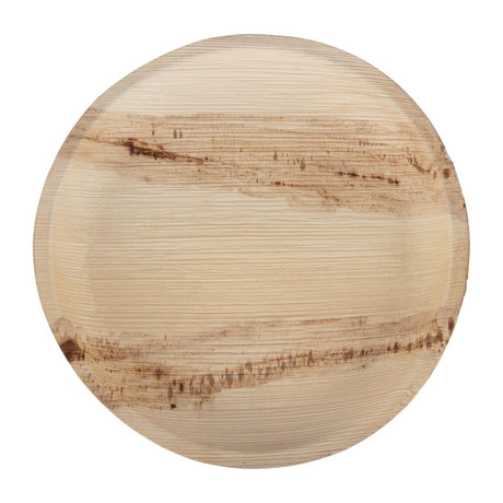 Fiesta Compostable Palm Leaf Plates Round 250mm (100 Pack)