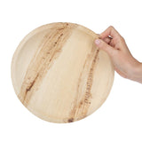 Fiesta Compostable Palm Leaf Plates Round 250mm (100 Pack)