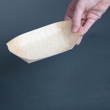 Fiesta Compostable Wooden Sushi Boats Medium 190mm (100 Pack)
