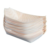 Fiesta Compostable Wooden Sushi Boats Medium 190mm (100 Pack)