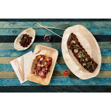 Fiesta Compostable Wooden Sushi Boats Medium 190mm (100 Pack)