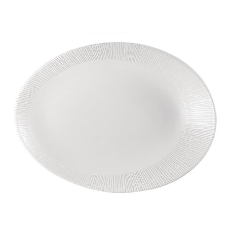 Churchill Bamboo Oval Plate 350 x 267mm (12 Pack)