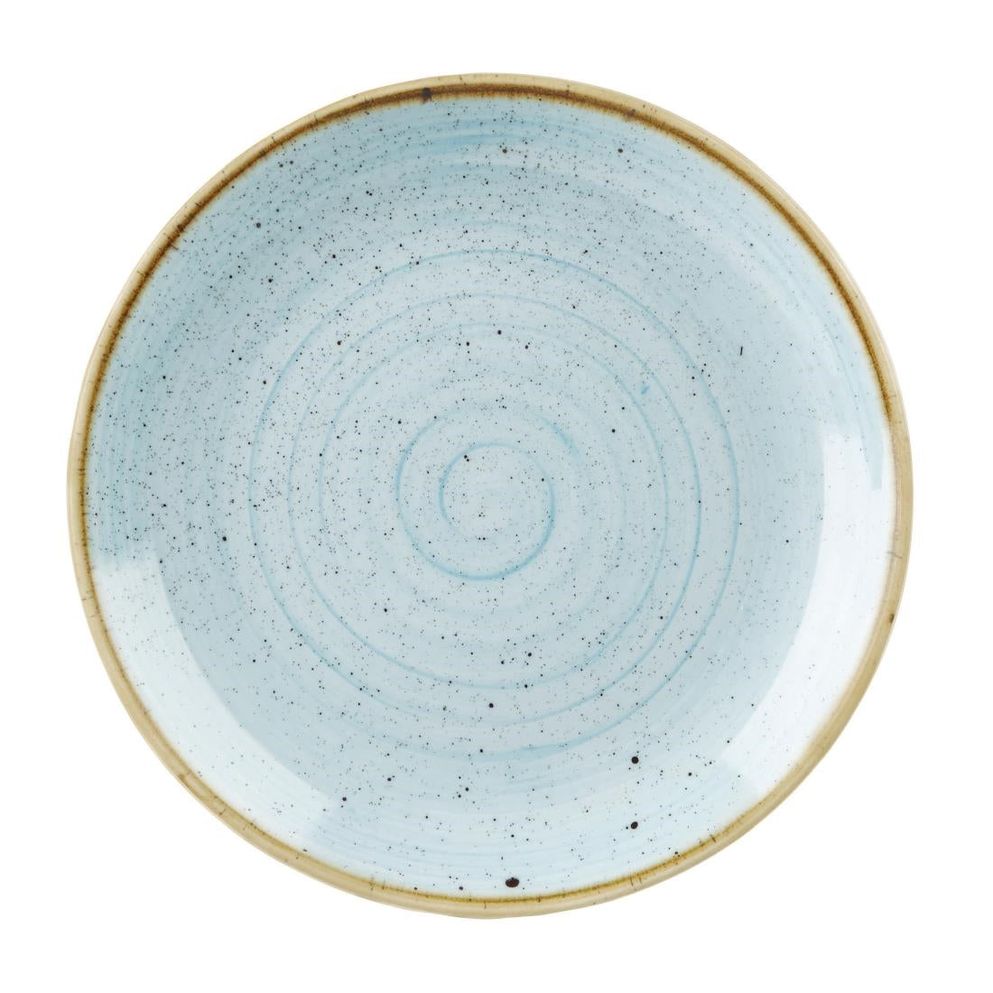 Churchill Stonecast Round Coupe Plate Duck Egg Blue 260mm (12 Pack)