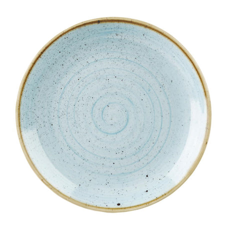 Churchill Stonecast Round Coupe Plate Duck Egg Blue 260mm (12 Pack)