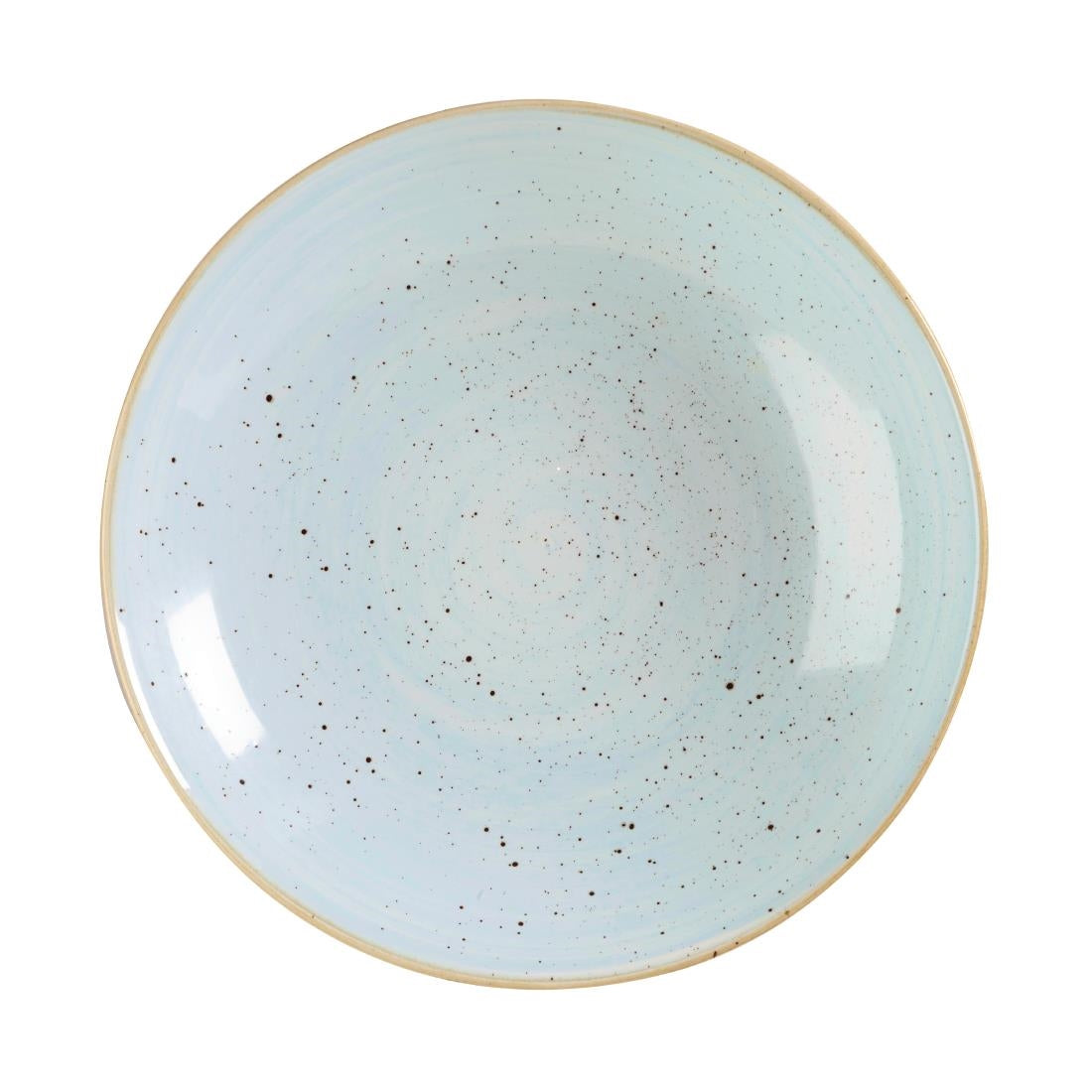 Churchill Stonecast Round Coupe Bowl Duck Egg Blue 315mm (6 Pack)