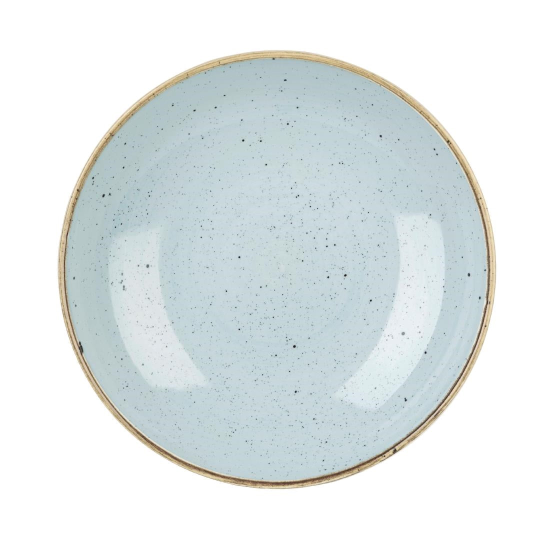 Churchill Stonecast Round Coupe Bowl Duck Egg Blue 248mm (12 Pack)