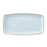 Churchill Stonecast Rectangular Plate Duck Egg Blue 210mm (6 Pack)