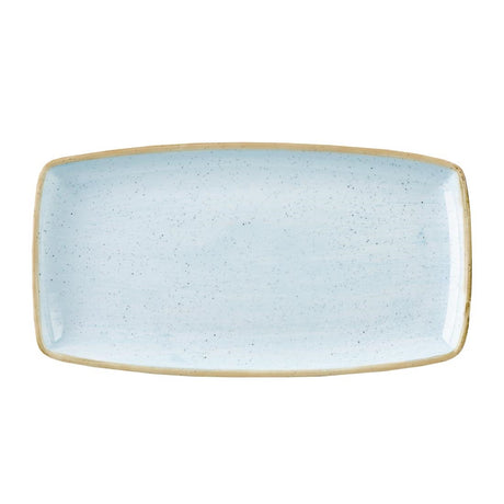 Churchill Stonecast Rectangular Plate Duck Egg Blue 210mm (6 Pack)