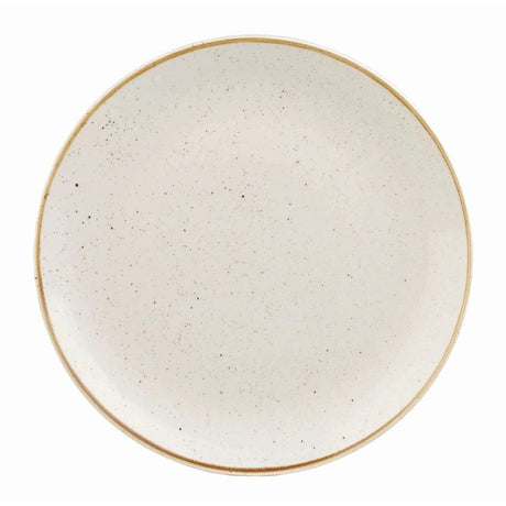 Churchill Stonecast Round Coupe Plate Barley White 185mm (12 Pack)