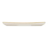 Churchill Stonecast Rectangular Plate Barley White 350 x 185mm