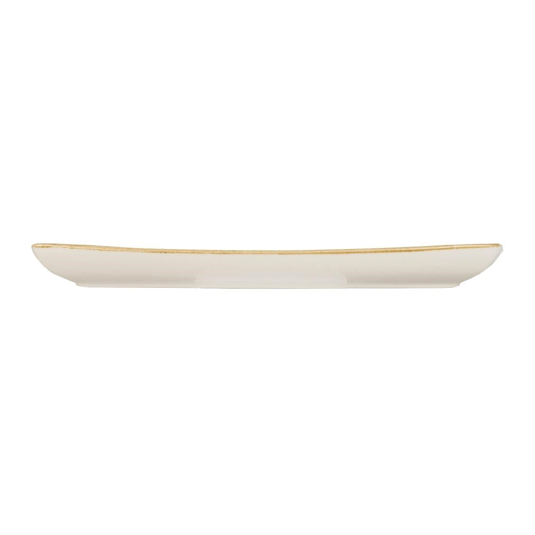 Churchill Stonecast Rectangular Plate Barley White 295 x 150mm