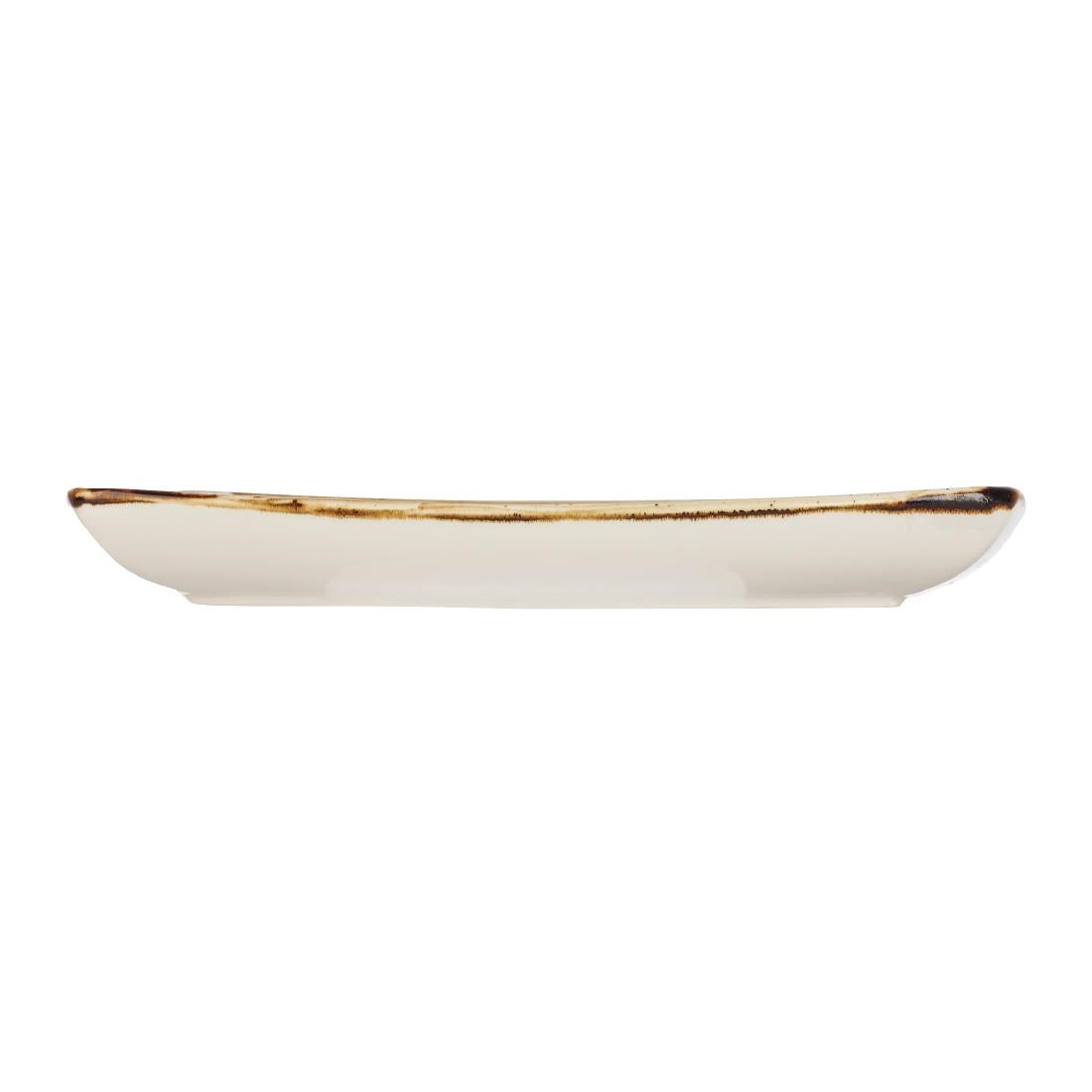 Churchill Stonecast Deep Square Plate Barley White 260mm (6 Pack)