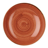 Churchill Stonecast Round Coupe Bowl Spiced Orange 310mm (6 Pack)