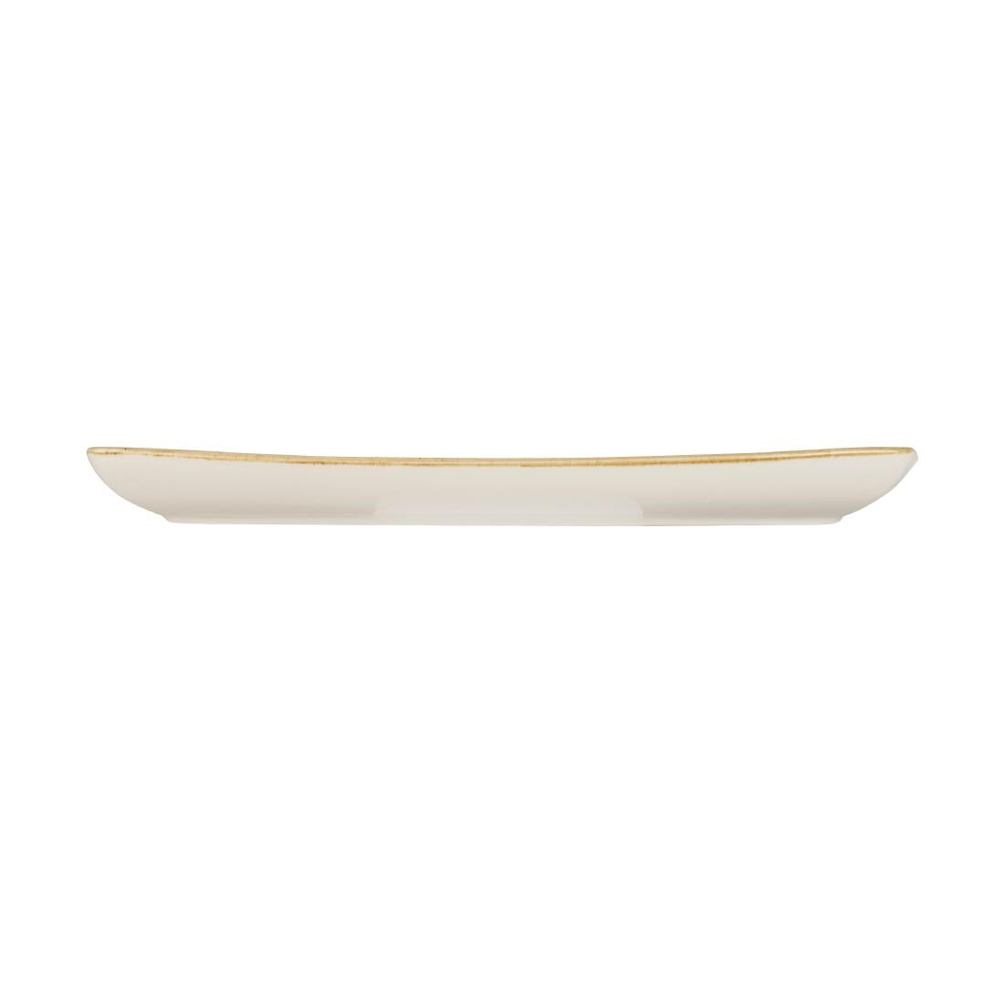 Churchill Stonecast Rectangular Plate Spiced Orange 350 x 185mm