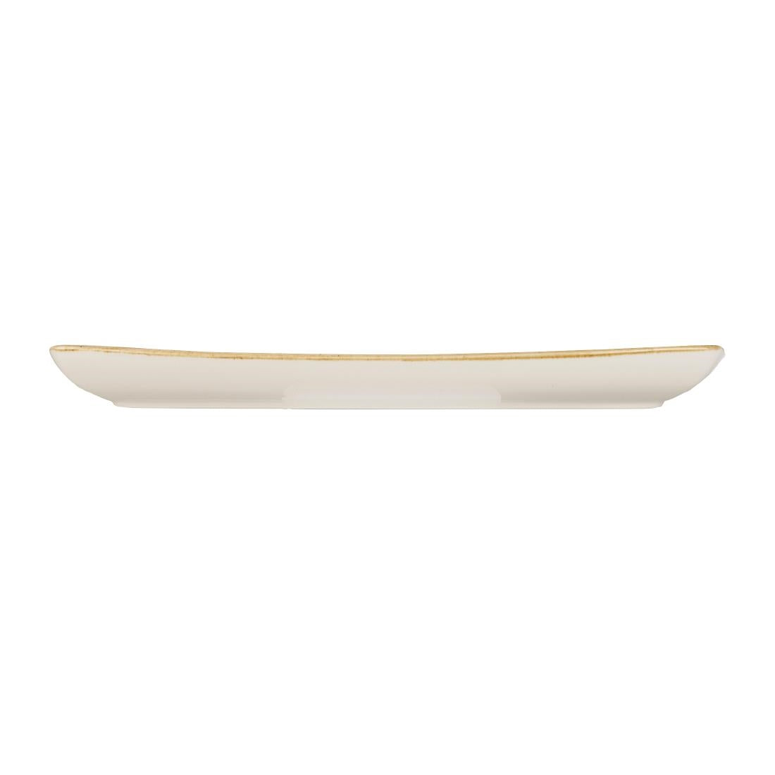 Churchill Stonecast Rectangular Plate Spiced Orange 295 x 150mm
