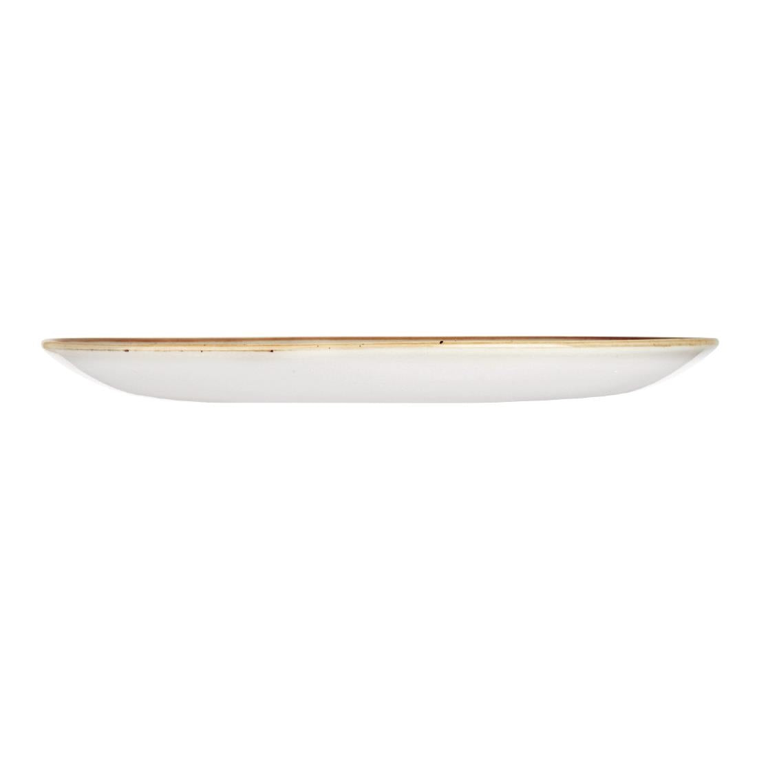 Churchill Stonecast Round Coupe Plate Peppercorn Grey 185mm
