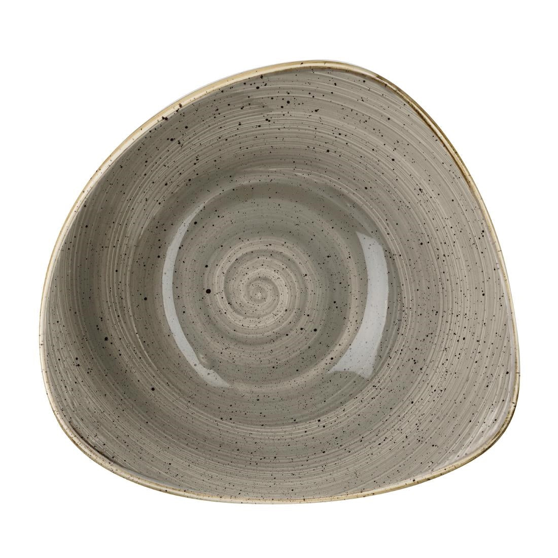 Churchill Stonecast Round Bowl Peppercorn Grey 235mm (Pack of 12)