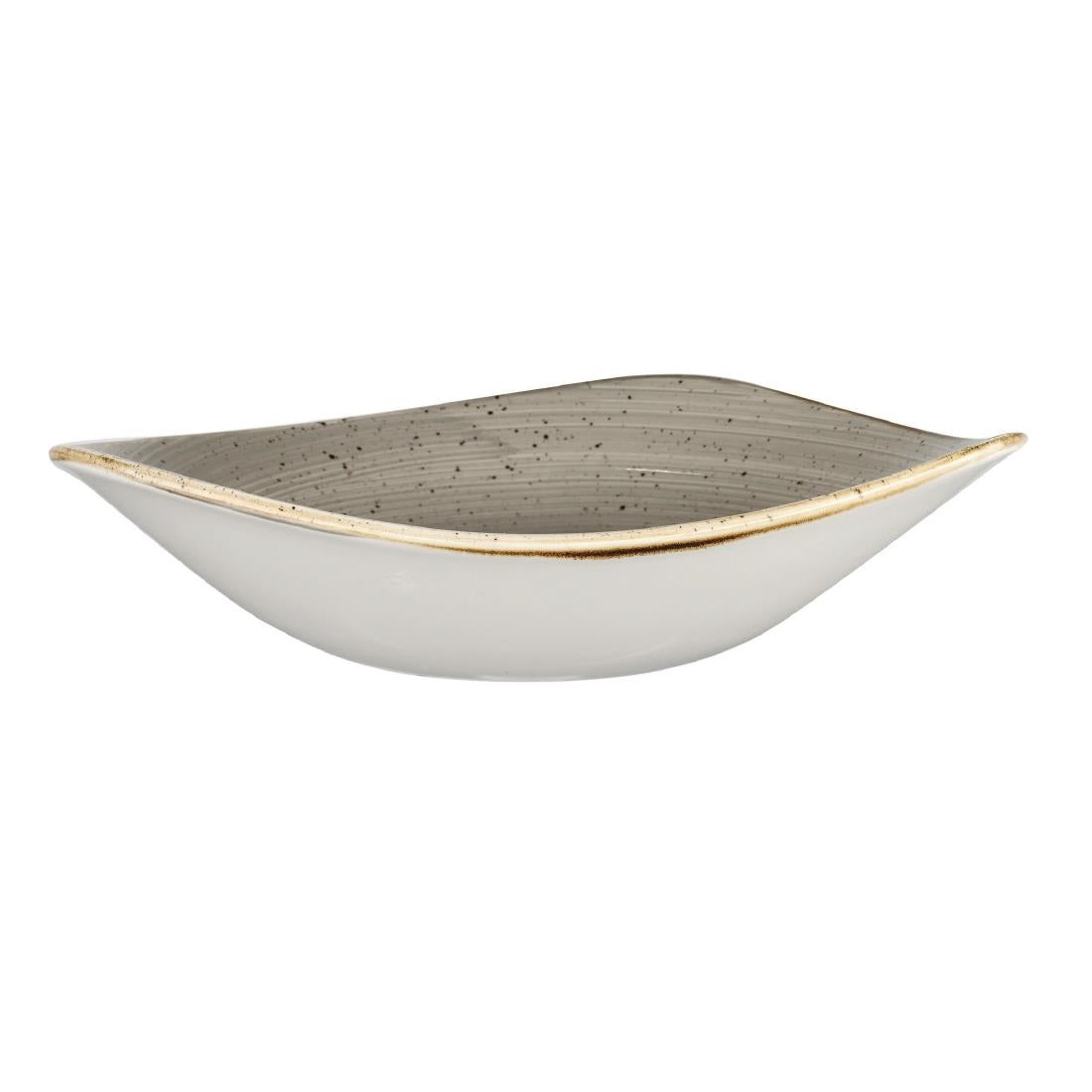 Churchill Stonecast Round Bowl Peppercorn Grey 250mm (Pack of 12)