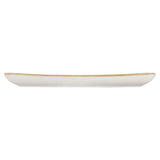 Churchill Stonecast Rectangular Plate Peppercorn Grey 350 x 185mm (6 Pack)