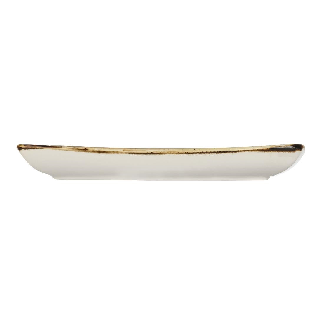 Churchill Stonecast Deep Square Plate Peppercorn Grey 260mm (6 Pack)