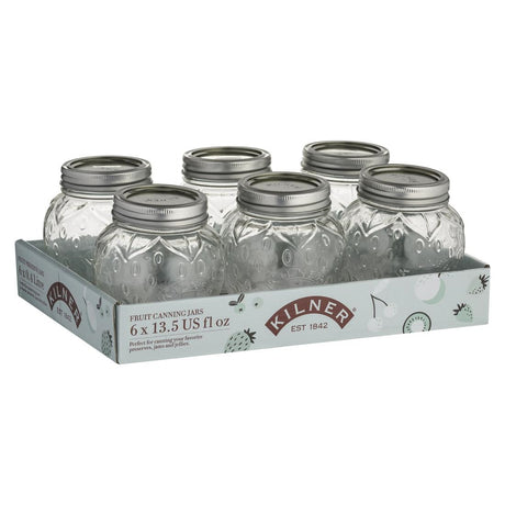Kilner Strawberry Jars (6 Pack)