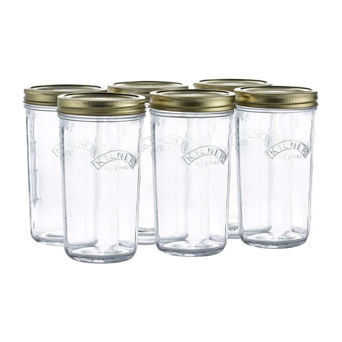 Kilner Wide Mouth Jars 500ml (6 Pack)