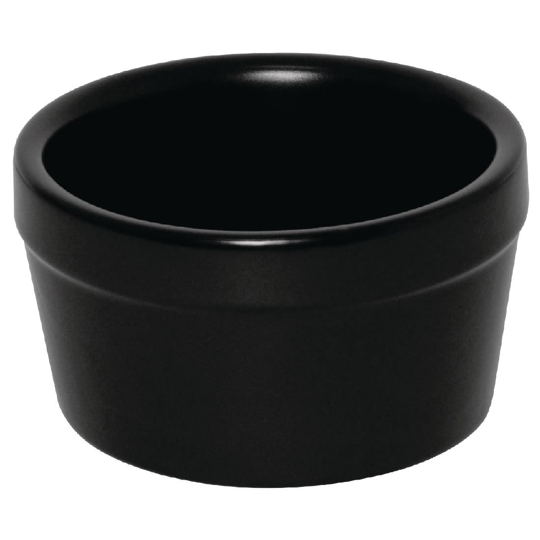 Olympia Mediterranean Ramekins Black 95mm (6 Pack)