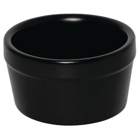 Olympia Mediterranean Ramekins Black 95mm (6 Pack)