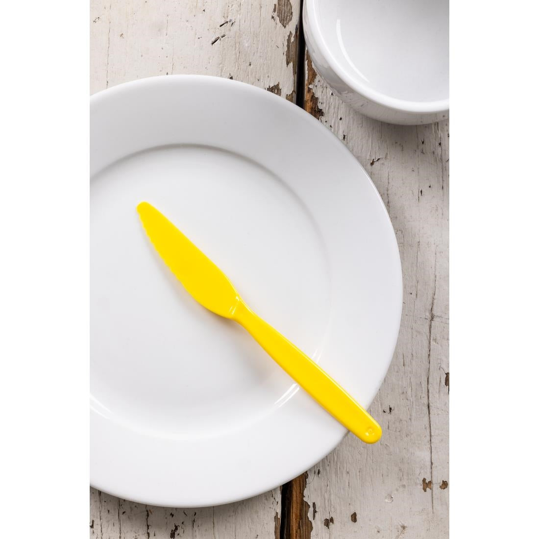 Olympia Kristallon Polypropylene Knife Yellow (12 Pack)