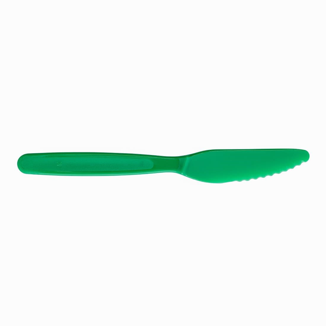 Olympia Kristallon Polypropylene Knife Green (12 Pack)