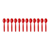 Olympia Kristallon Polypropylene Spoons Red (12 Pack)