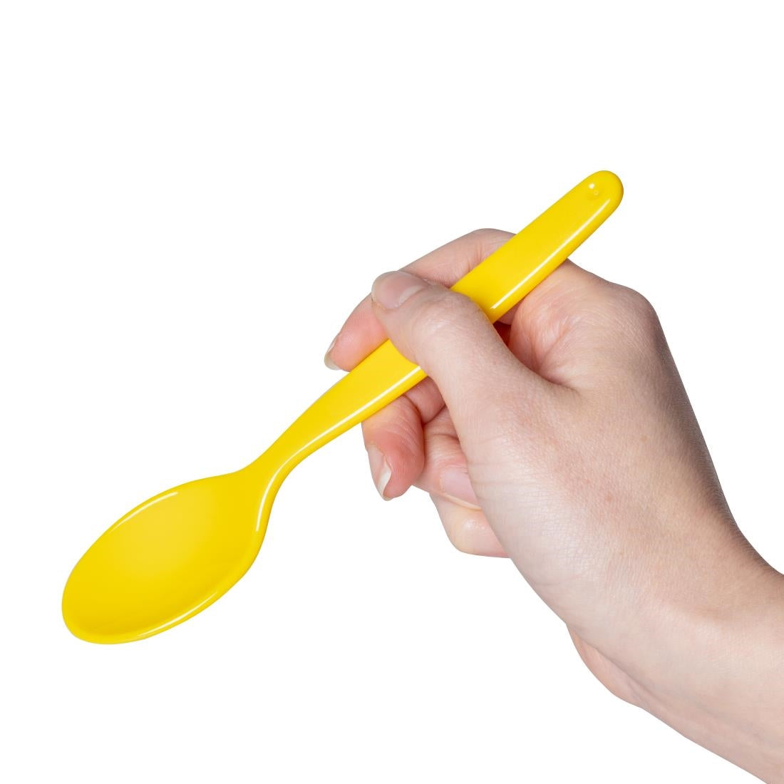 Olympia Kristallon Polypropylene Spoons Yellow (12 Pack)