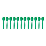 Olympia Kristallon Polypropylene Spoons Green (12 Pack)