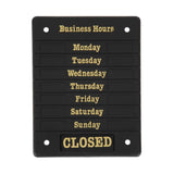 Beaumont Opening Time Sign
