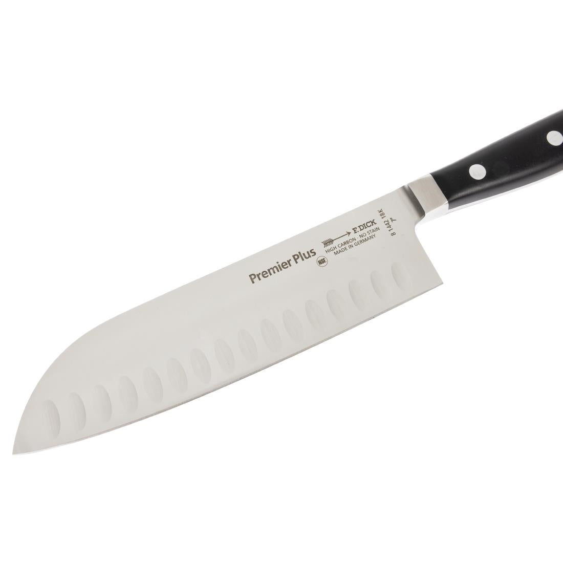 Dick Premier Plus Santoku Knife Black 17.8cm