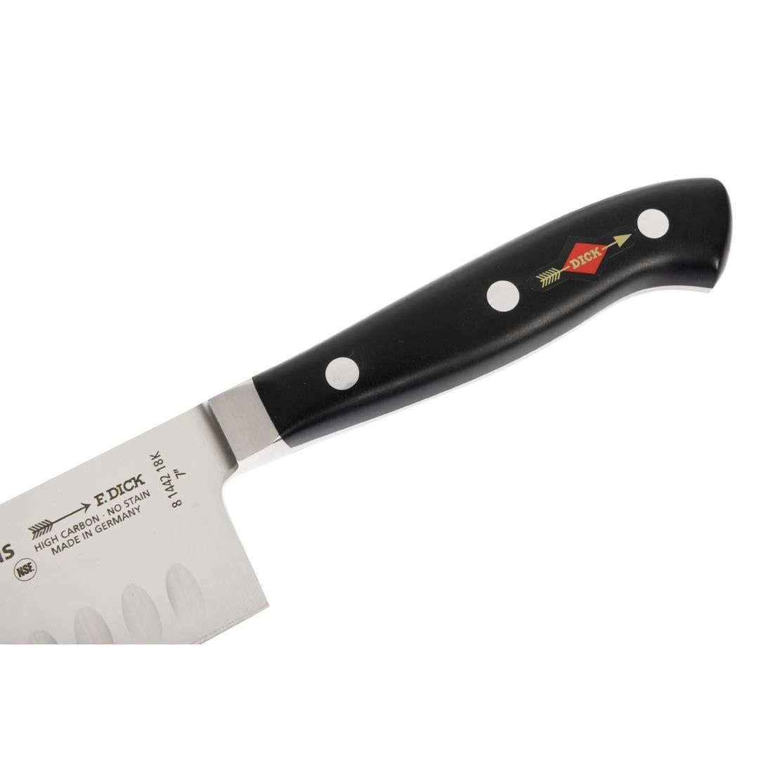 Dick Premier Plus Santoku Knife Black 17.8cm