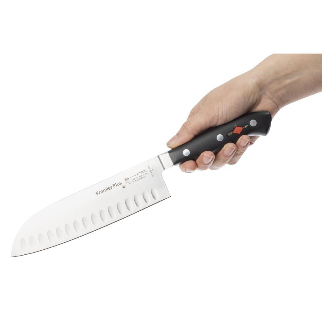 Dick Premier Plus Santoku Knife Black 17.8cm